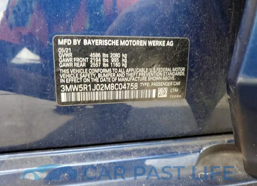 3MW5R1J02M8C04758# 12