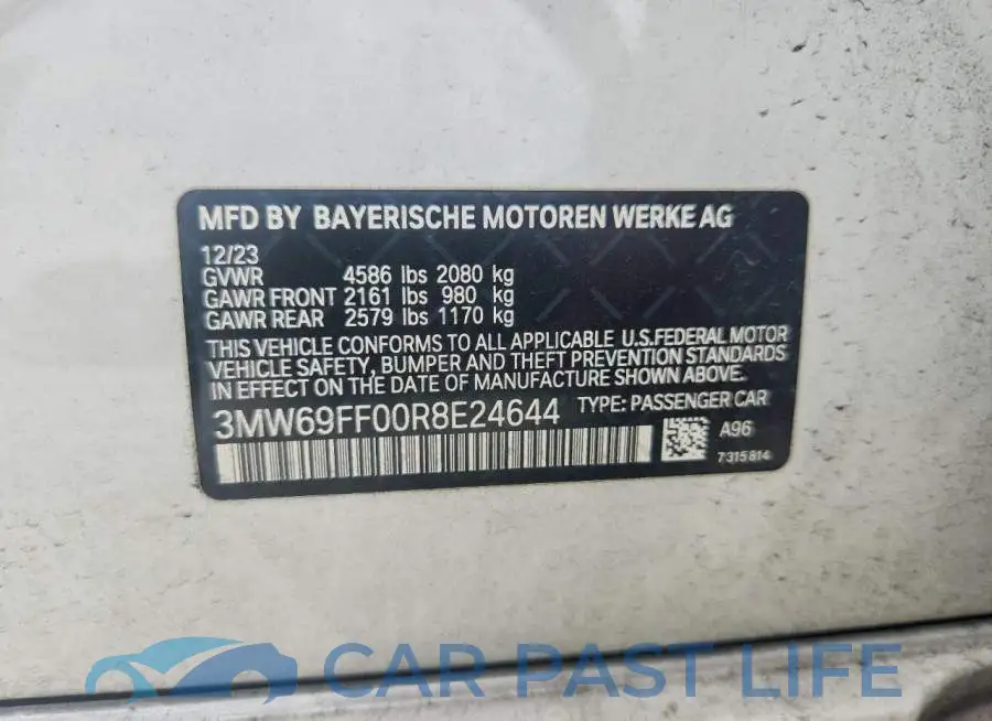 3MW69FF00R8E24644# 12