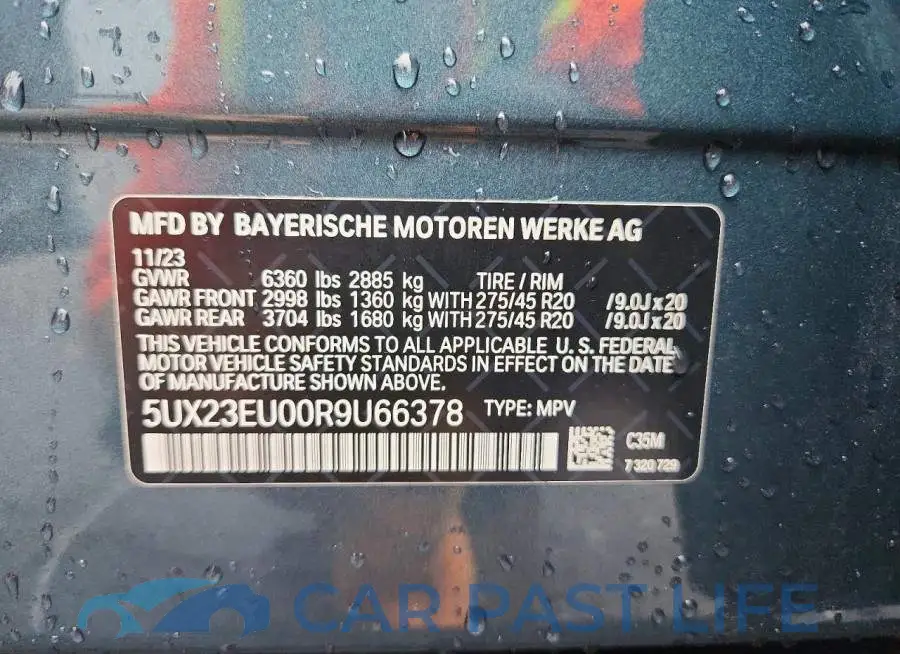 5UX23EU00R9U66378# 13