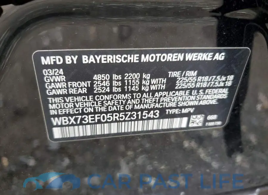 WBX73EF05R5Z31543# 12