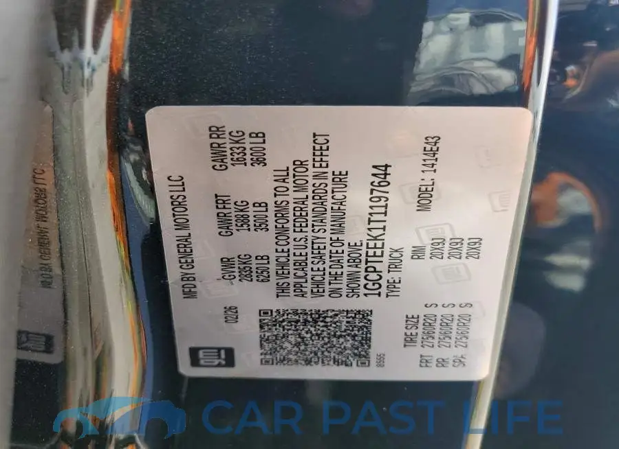 1GCPTEEK1T1197644# 13