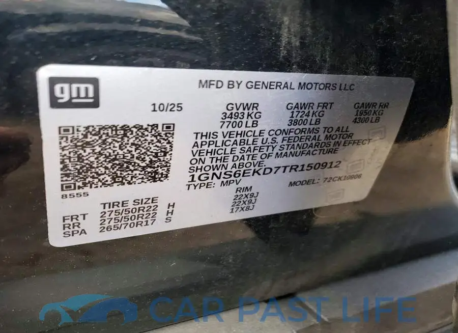 1GNS6EKD7TR150912# 14