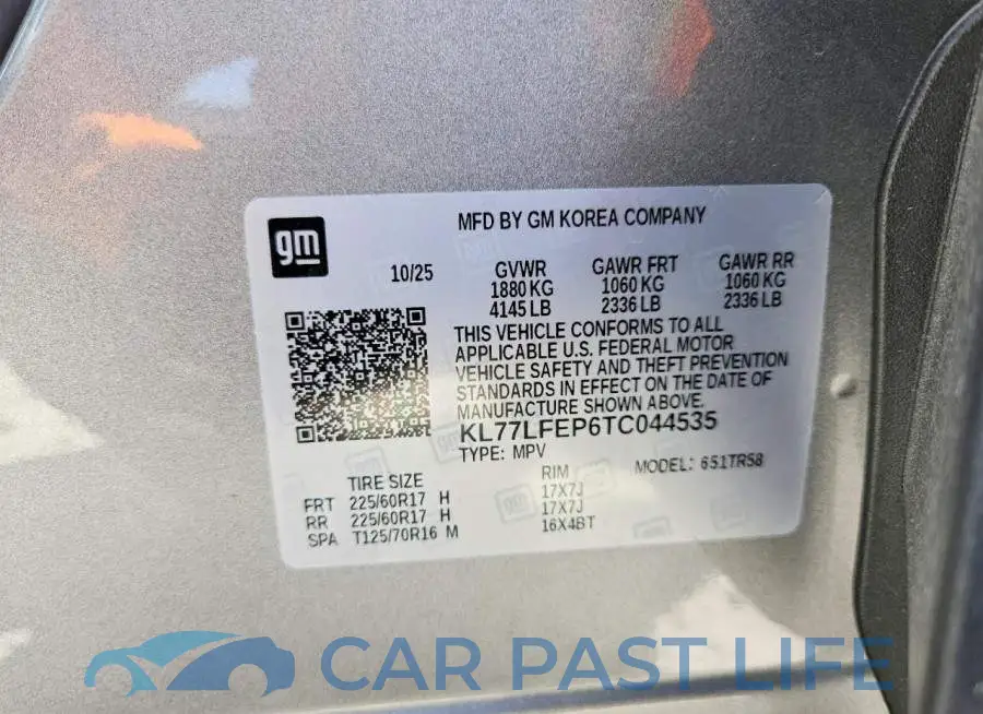 KL77LFEP6TC044535# 13