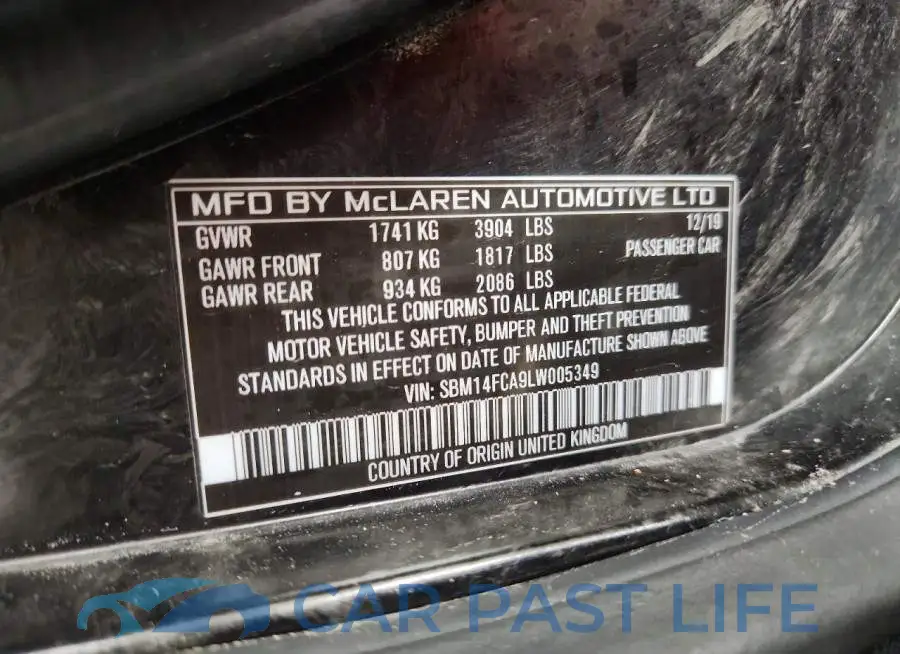 SBM14FCA9LW005349# 12