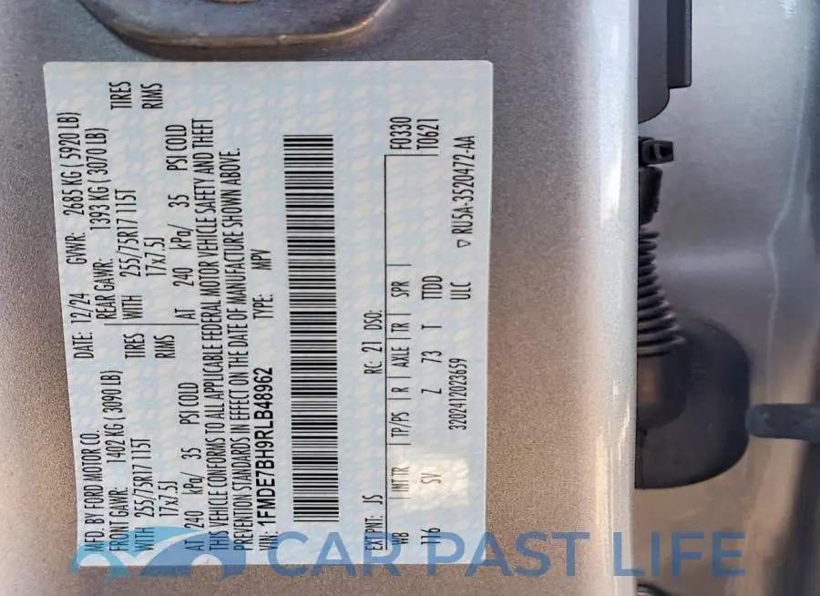 1FMDE7BH9RLB48962# 13