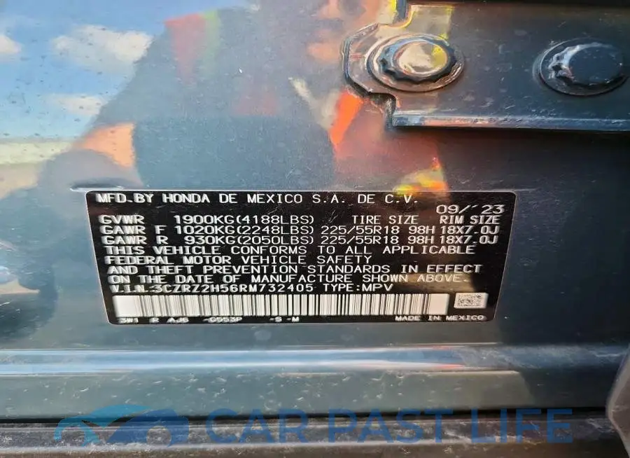 3CZRZ2H56RM732405# 13