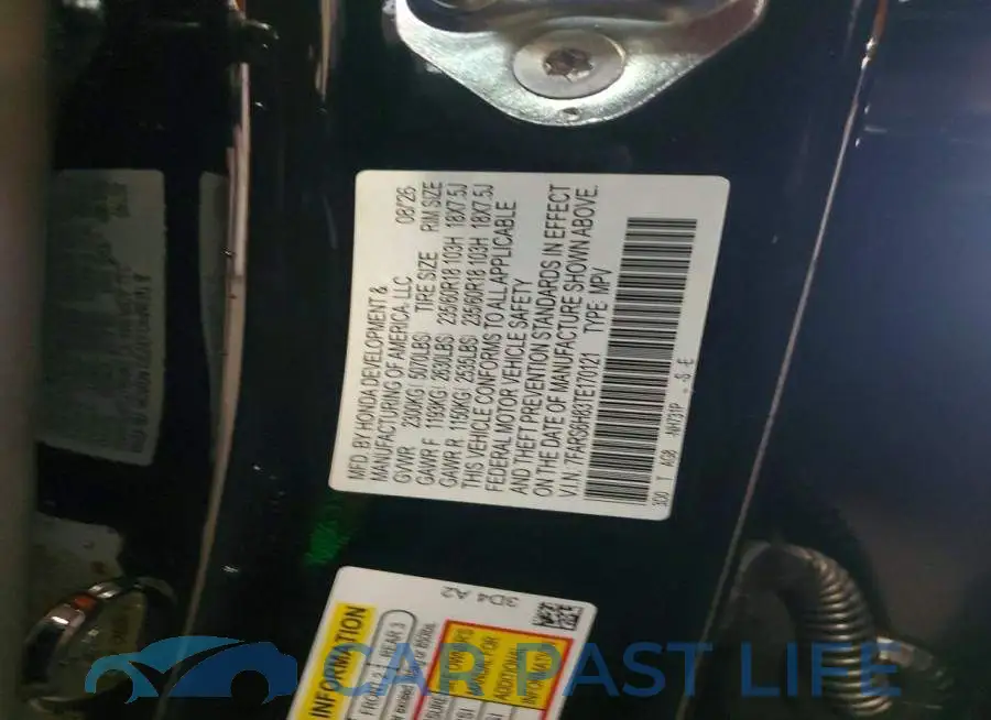 7FARS6H83TE170121# 13