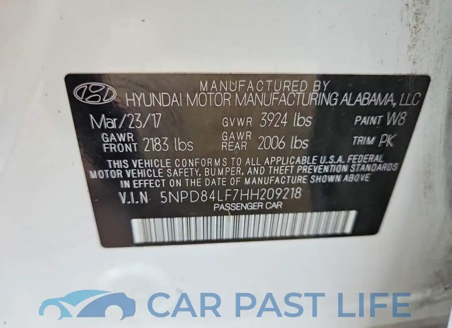5NPD84LF7HH209218# 13