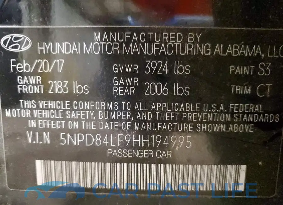 5NPD84LF9HH194995# 13