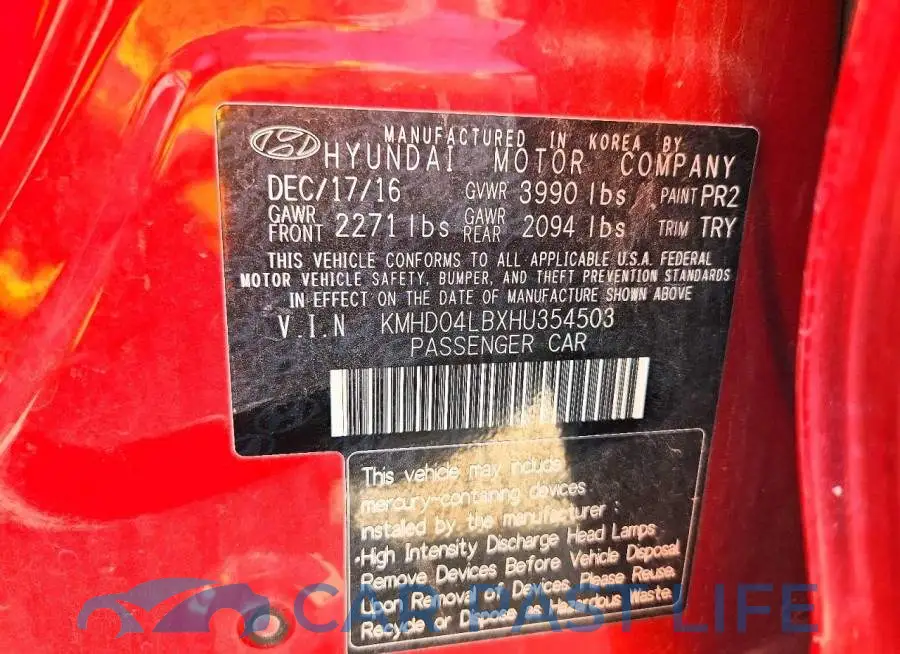 KMHD04LBXHU354503# 12