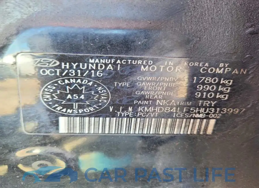 KMHD84LF5HU313997# 12