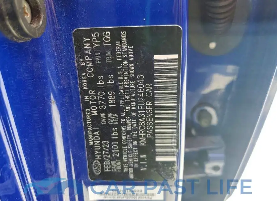 KMHRC8A31PU246043# 13