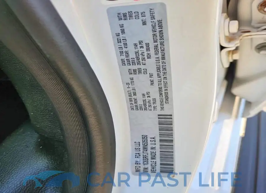 1C6SRFJT4MN505050# 12
