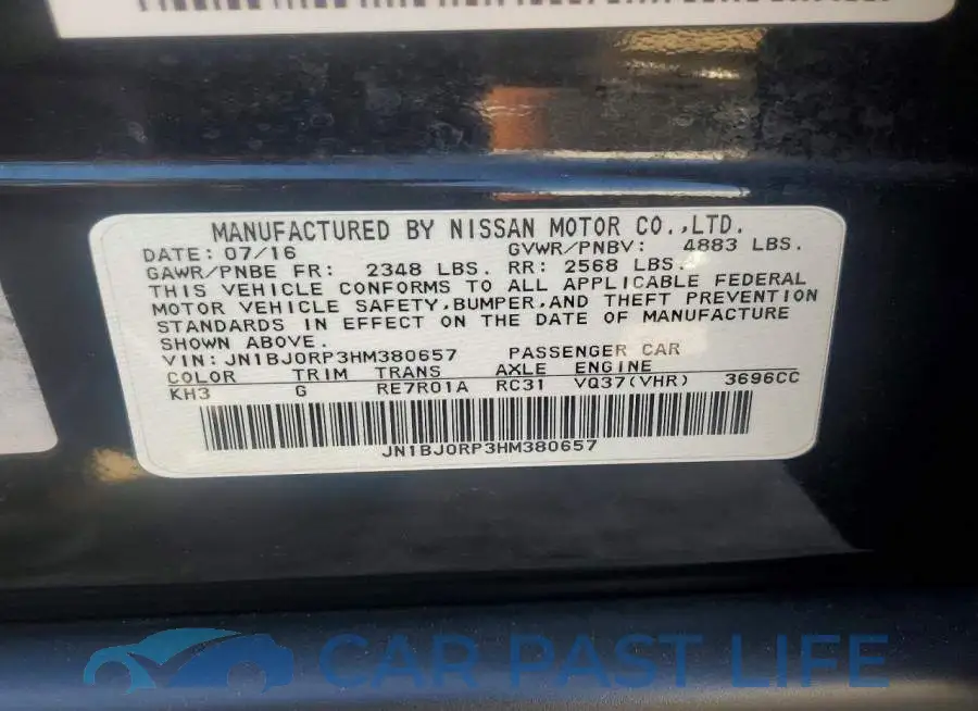 JN1BJ0RP3HM380657# 12