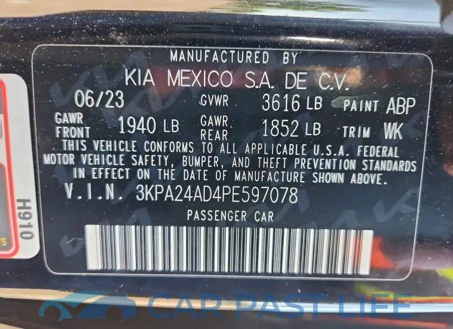 3KPA24AD4PE597078# 13