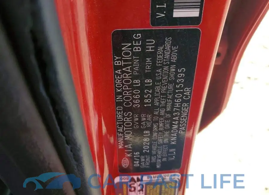 KNADM4A37H6015395# 12