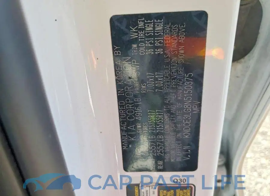 KNDCE3LG8N5150375# 13