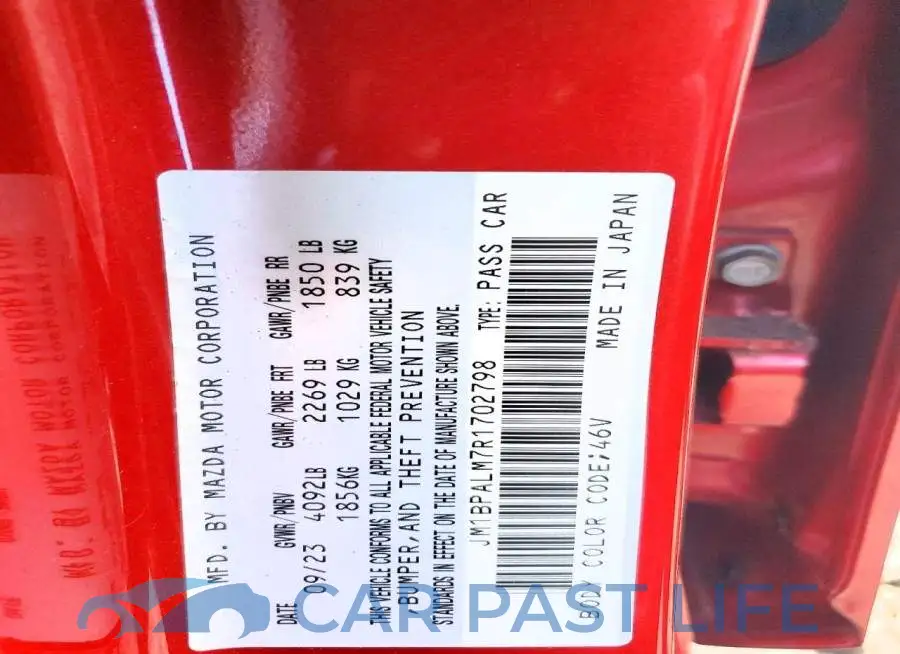 JM1BPALM7R1702798# 13