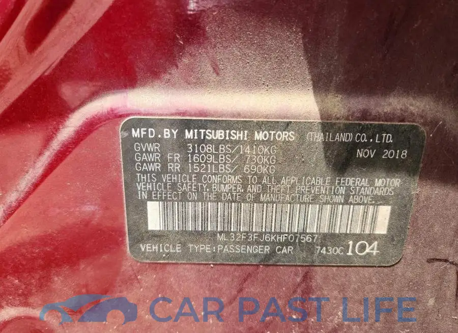 ML32F3FJ6KHF07567# 12
