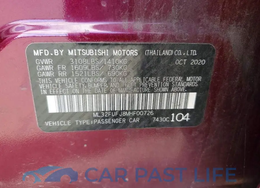 ML32FUFJ8MHF00726# 12