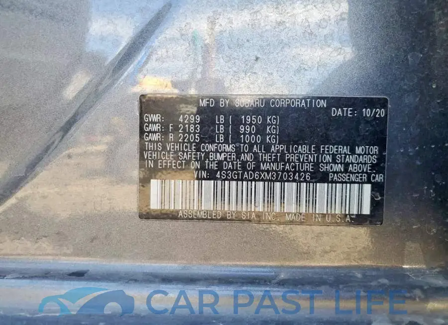 4S3GTAD6XM3703426# 12