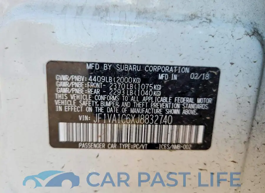 JF1VA1C6XJ8832740# 12