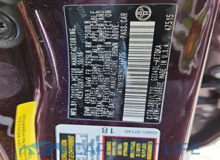 4T1BK1EB1HU244775# 12