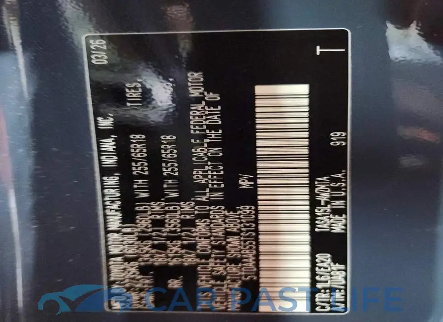 5TDAAAB55TS131099# 14
