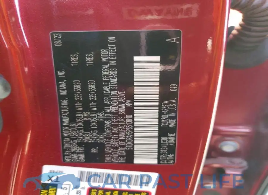 5TDKDRAH5PS513810# 13