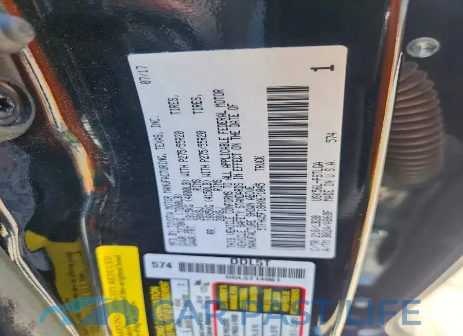 5TFHW5F18HX671045# 12