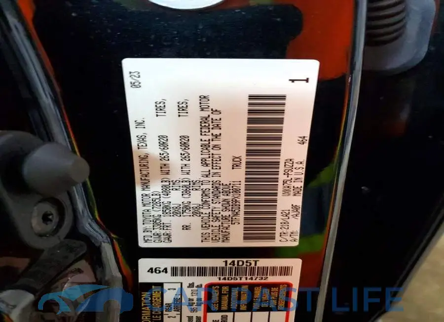 5TFNA5DB9PX100711# 13