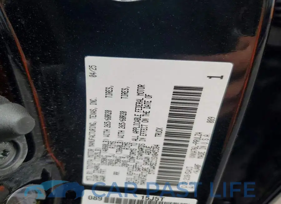 5TFWA5EC1SX045384# 12