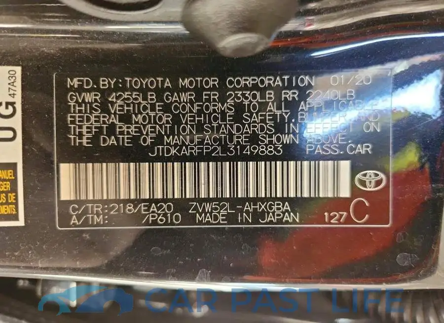 JTDKARFP2L3149883# 13