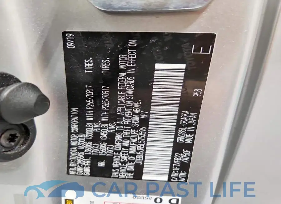 JTEBU5JR5L5753596# 13