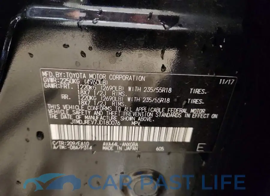 JTMDJREV7JD180076# 12