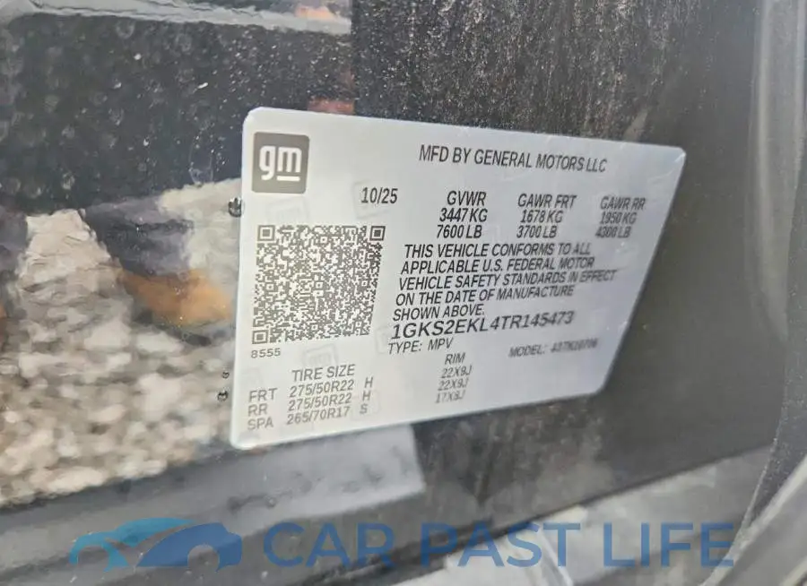 1GKS2EKL4TR145473# 14