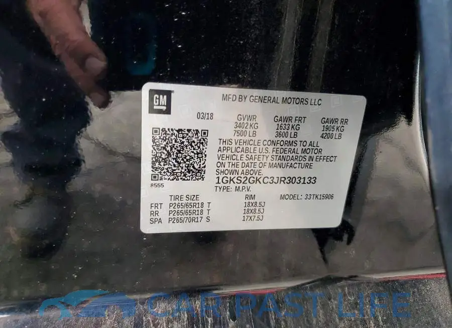 1GKS2GKC3JR303133# 13