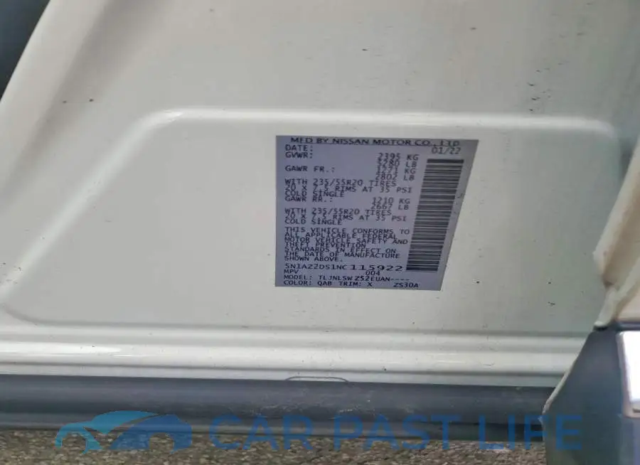 5N1AZ2DS1NC115922# 13