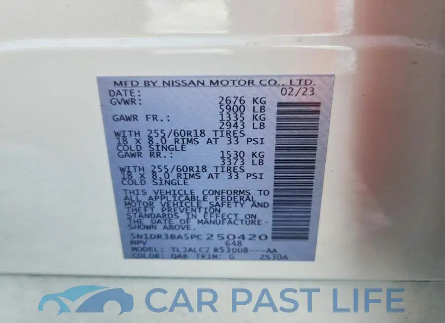 5N1DR3BA5PC250420# 13
