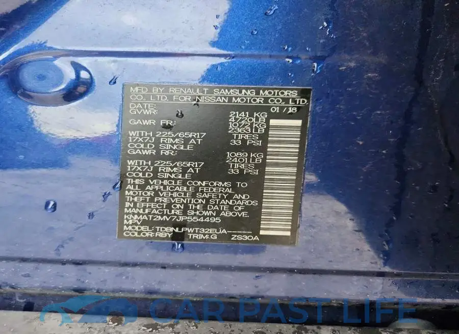 KNMAT2MV7JP554495# 13