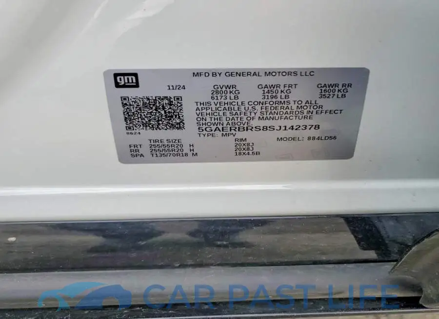 5GAERBRS8SJ142378# 13