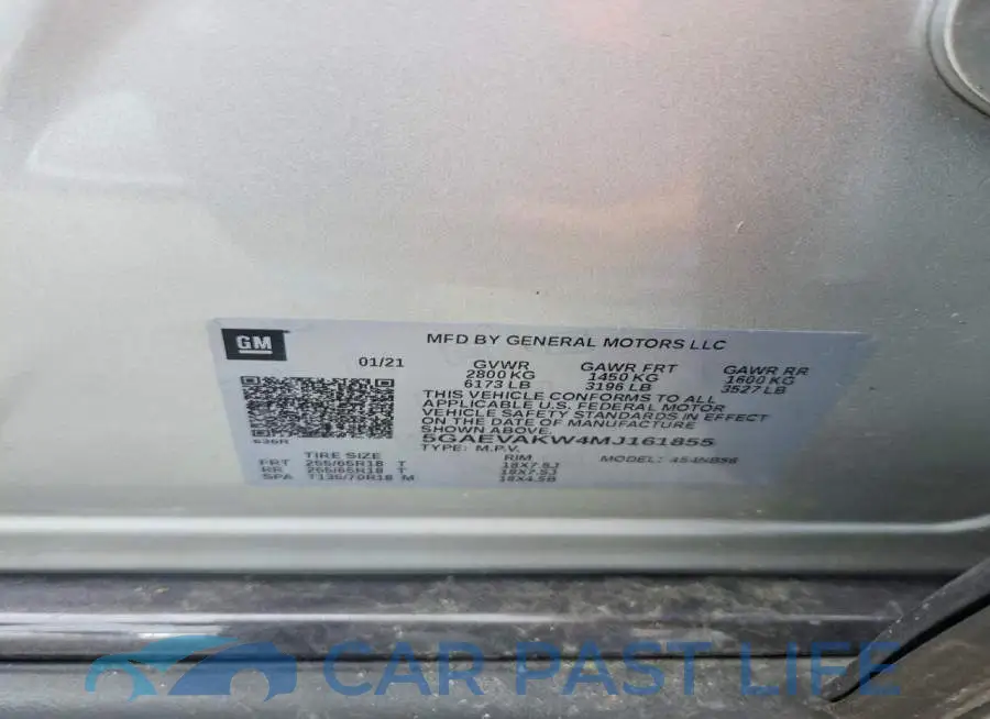 5GAEVAKW4MJ161855# 12