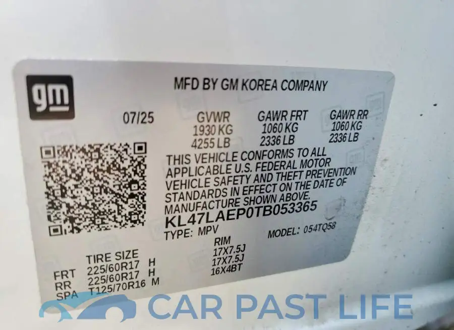 KL47LAEP0TB053365# 12