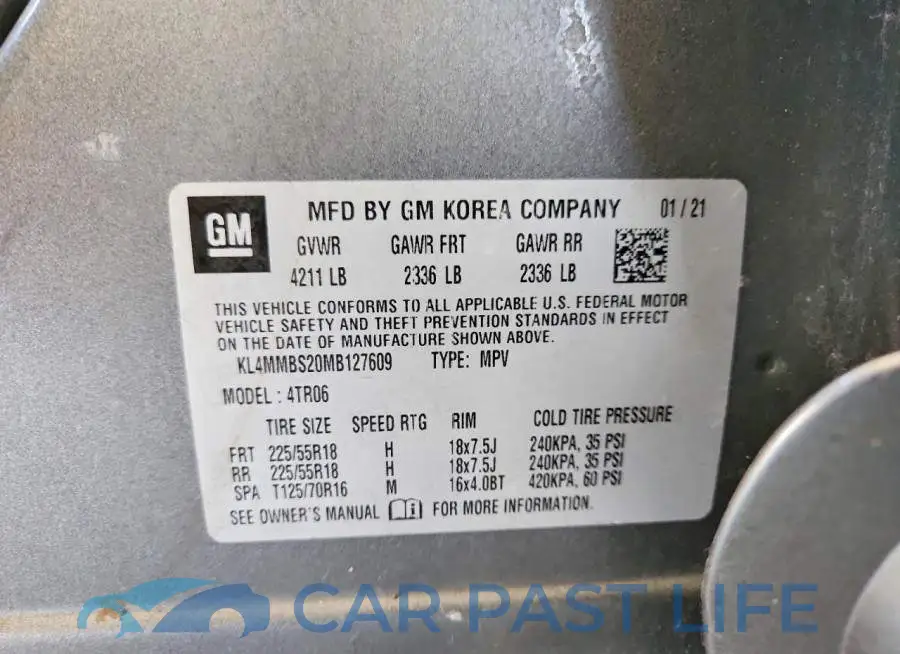 KL4MMBS20MB127609# 12