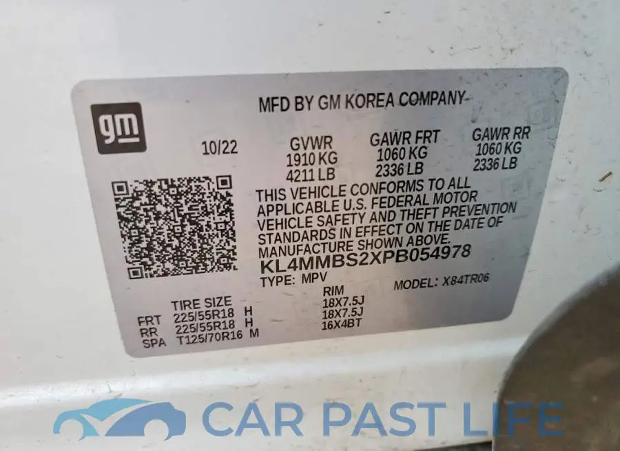 KL4MMBS2XPB054978# 13
