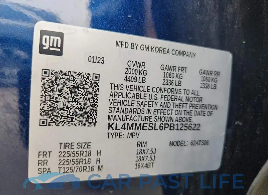 KL4MMESL6PB125622# 13