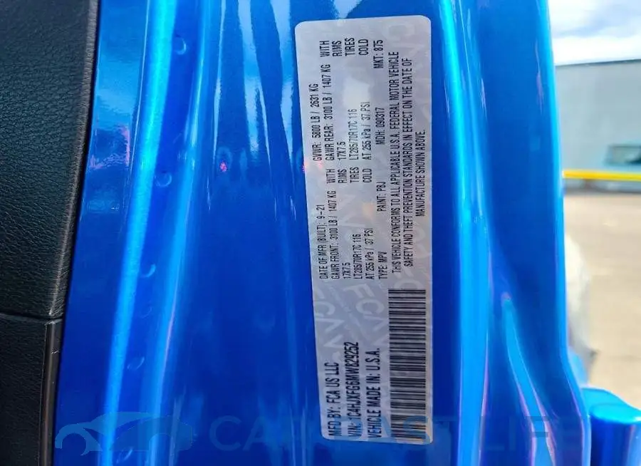 1C4HJXFG6MW829252# 12