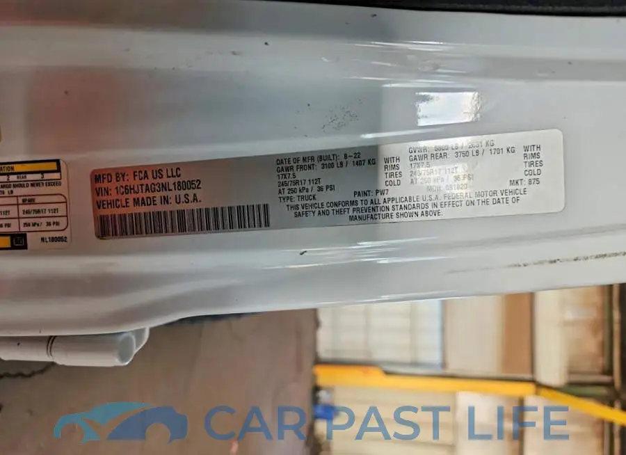 1C6HJTAG3NL180052# 13