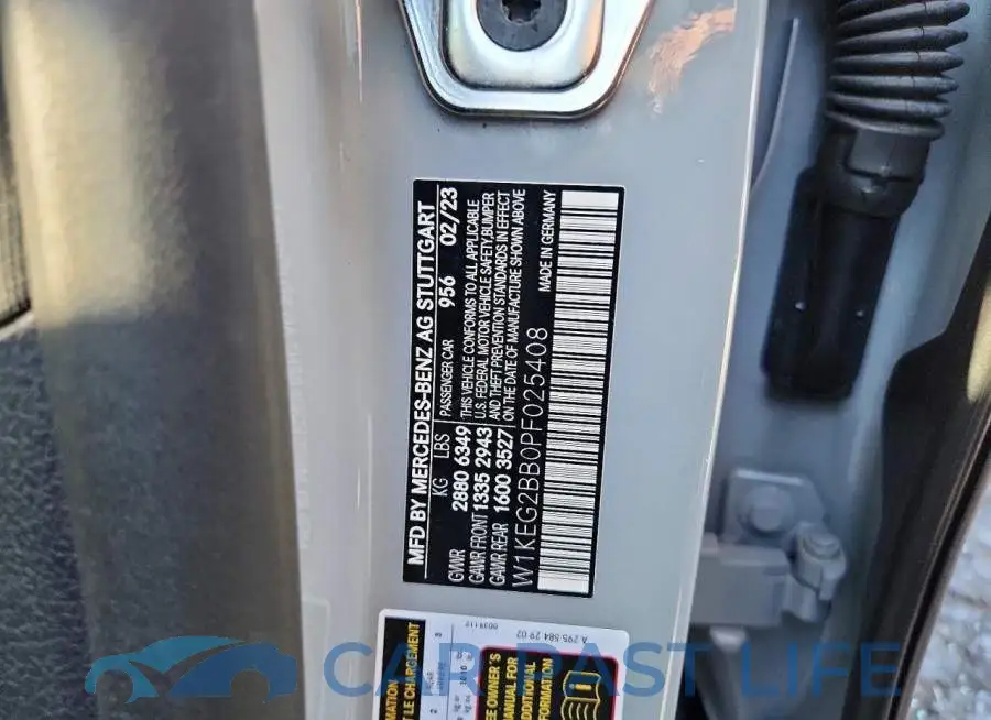 W1KEG2BB0PF025408# 12