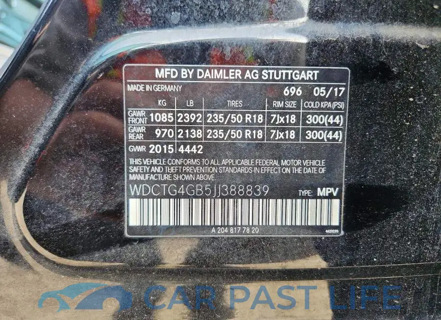 WDCTG4GB5JJ388839# 14